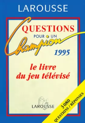 Couverture du produit · QUESTIONS POUR UN CHAMPION. Livre-jeu 1995