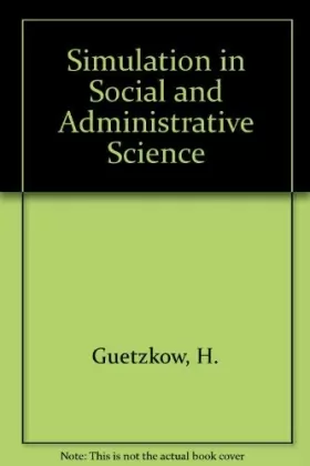 Couverture du produit · Simulation in Social and Administrative Science