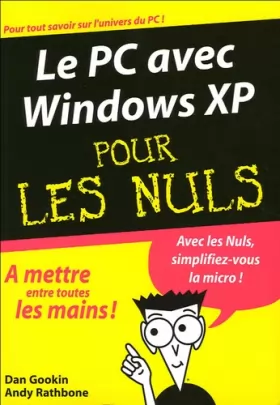 Couverture du produit · Le PC avec Windows XP pour les nuls
