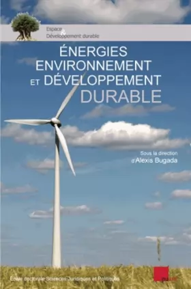 Couverture du produit · Énergies, environnement et développement durable