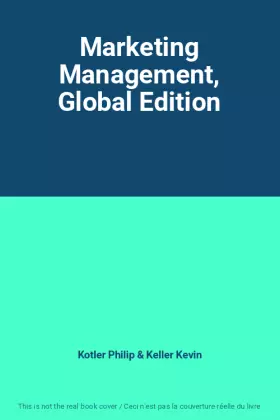 Couverture du produit · Marketing Management, Global Edition
