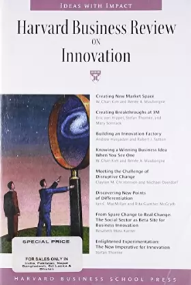Couverture du produit · Harvard Business Review on Innovation