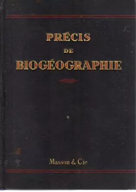 Couverture du produit · G. Lemée,... Précis de biogéographie