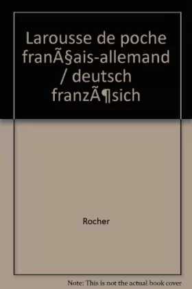 Couverture du produit · Larousse de poche français-allemand / deutsch französich