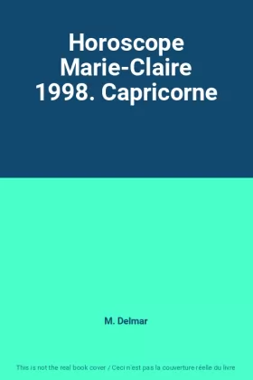 Couverture du produit · Horoscope Marie-Claire 1998. Capricorne