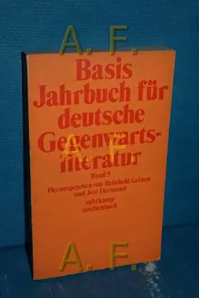 Couverture du produit · basis-jahrbuch-f-uuml-r-deutsche-gegenwartsliteratur-band-5