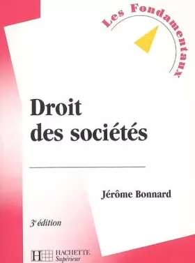 Couverture du produit · Droit des sociétés