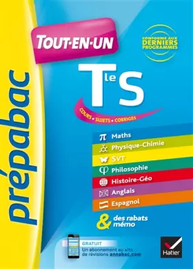 Couverture du produit · Prépabac Tout-en-un Tle S: tout pour réviser le Bac S