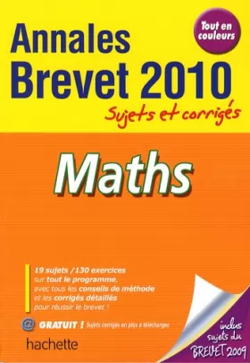 Couverture du produit · Maths 2010 : Mathématiques
