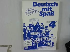 Couverture du produit · Deutsch mit Spass, 4e LV2. Cahier d'exercices