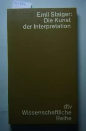Couverture du produit · Die Kunst der Interpretation