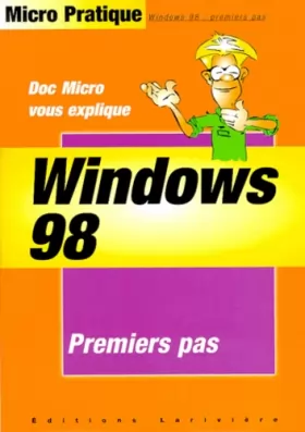 Couverture du produit · Windows 98. Premier pas