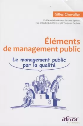 Couverture du produit · Éléments de management public: Le management public par la qualité.