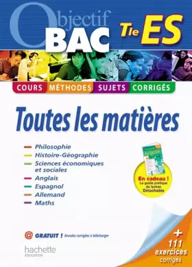 Couverture du produit · Toutes les matières Tle ES