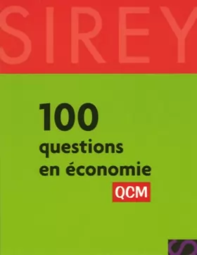 Couverture du produit · 100 questions en économie