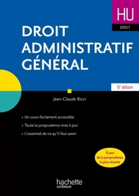 Couverture du produit · Droit administratif général