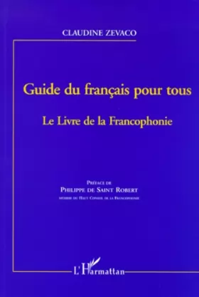 Couverture du produit · Guide du français pour tous : le livre de la francophonie