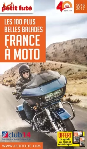 Couverture du produit · Petit Futé France à moto: Les 100 plus belles balades