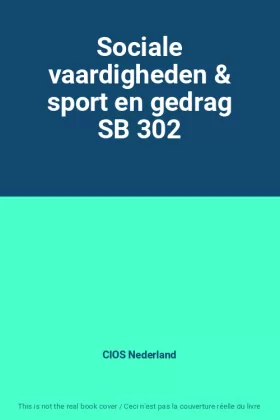 Couverture du produit · Sociale vaardigheden & sport en gedrag SB 302