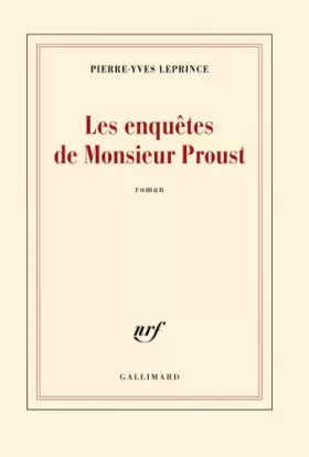 Couverture du produit · Les enquêtes de Monsieur Proust