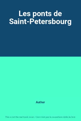 Couverture du produit · Les ponts de Saint-Petersbourg