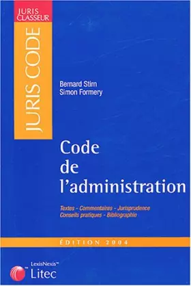 Couverture du produit · Code de l'administration (ancienne édition)