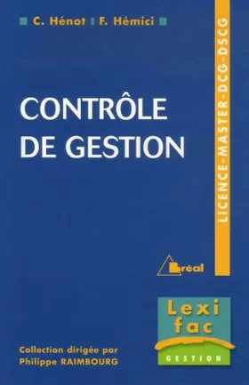 Couverture du produit · Contrôle de Gestion