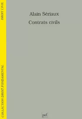 Couverture du produit · Contrats civils