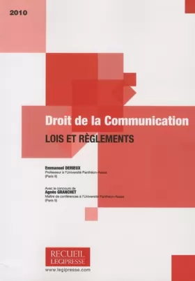Couverture du produit · Droit de la communication: Lois et règlements