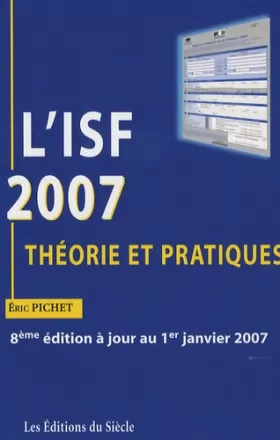Couverture du produit · L'ISF 2007 : théorie et pratiques
