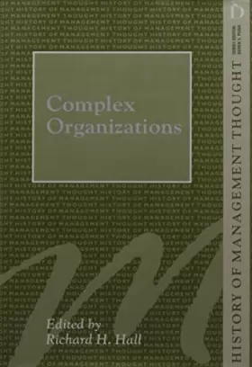 Couverture du produit · Complex Organizations
