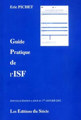 Couverture du produit · Guide pratique de l'ISF 2002