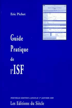 Couverture du produit · Guide pratique de l'ISF, nouvelle édition