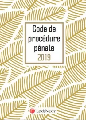 Couverture du produit · Code de procédure pénale 2019 - Feuilles