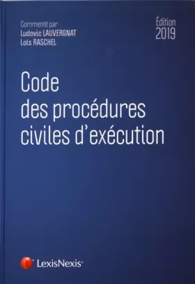 Couverture du produit · Code des procédures civiles d'exécution 2019