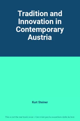 Couverture du produit · Tradition and Innovation in Contemporary Austria