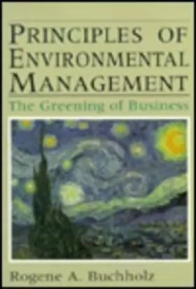 Couverture du produit · Principles of Environmental Management: The Greening of Business