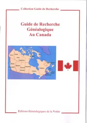 Couverture du produit · Guide de recherche généalogique au Canada