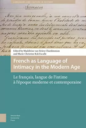 Couverture du produit · French as language of intimacy in the modern age
