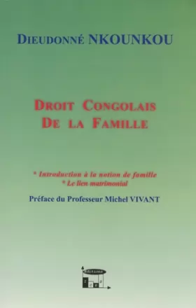 Couverture du produit · Droit congolais de la famille