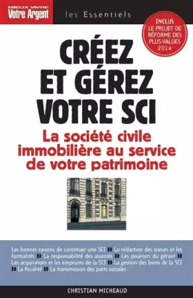 Couverture du produit · Créez et gérez votre SCI édition 2013-2014