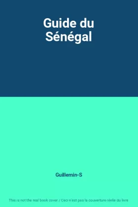 Couverture du produit · Guide du Sénégal