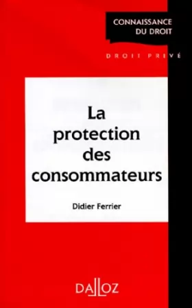 Couverture du produit · PROTECTION CONSOMMATEURS 1E ED