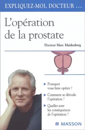 Couverture du produit · L'opération de la prostate