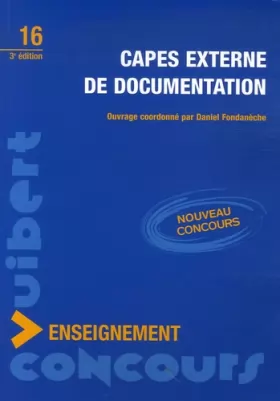 Couverture du produit · CAPES externe de documentation