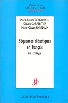 Couverture du produit · Séquences didactiques en français au collège
