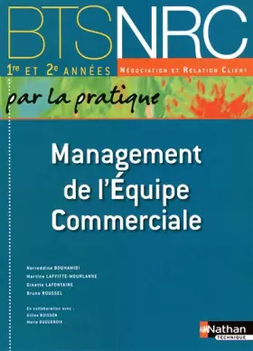 Couverture du produit · Management de l'Équipe Commerciale - BTS NRC 1re et 2e années