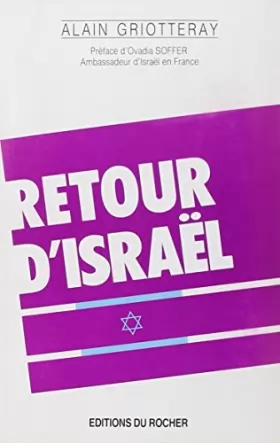 Couverture du produit · Retour d'Israël