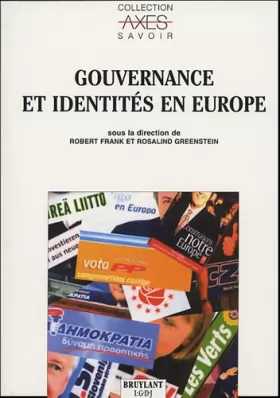 Couverture du produit · Gouvernance et identité en Europe