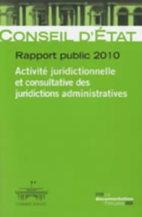 Couverture du produit · Conseil d'etat - Rapport public 2010